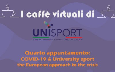 29th May: Italian Webinar by Unisport Italia: “Covid-19 and University Sport”