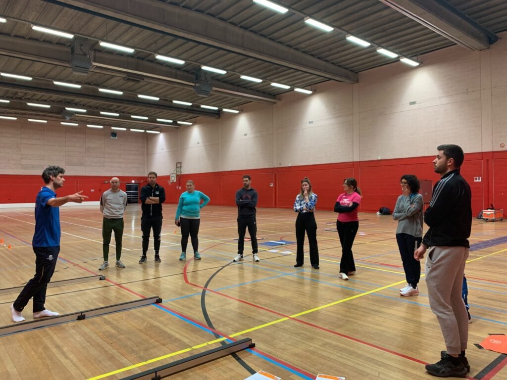 Project partners test the SportKompas method at the kick-off meeting in Ghent